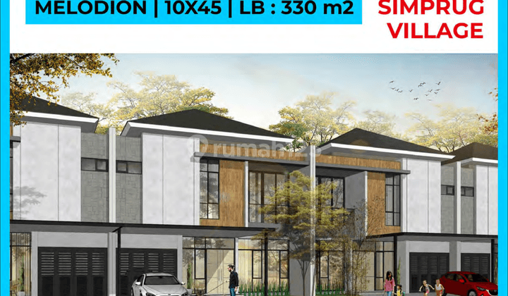 Rumah Eksklusif 2 Lantai di Simprug Village Pik 2  1