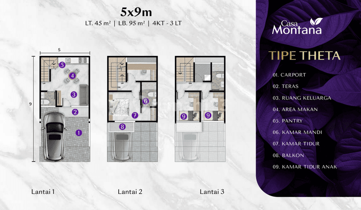 Rumah Eksklusif 3 Lantai Casa Montana di Pik 2 2