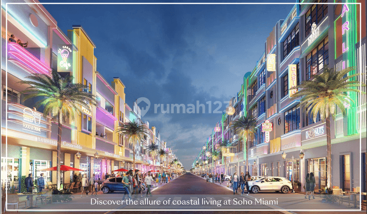 Rukan 3 Lantai Soho Miami Ocean Dengan View Pantai di Pik 2 2