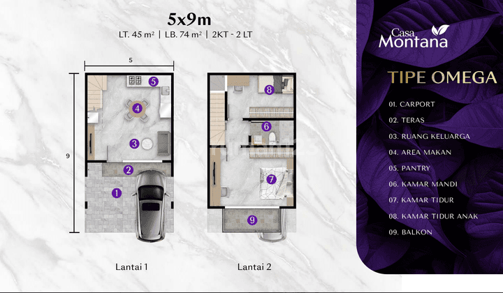 Rumah Eksklusif 2 Lantai Casa Montana di Pik 2 2