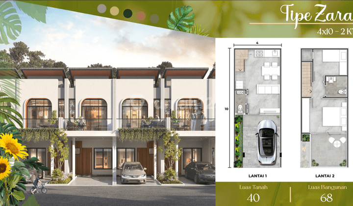 Rumah Hunian Premium 2 Lantai Pasadena Spring di Pik 2 1