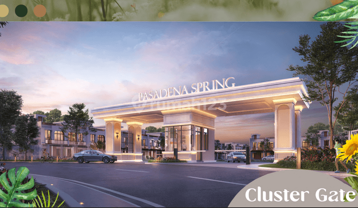 Rumah 2 Lantai Dengan Rooftop Cluster Pasadena Spring di Pik 2 2