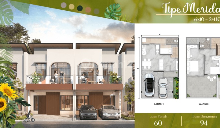 Rumah Modern 2 Lantai Cluster Pasadena Spring di Pik 2 2