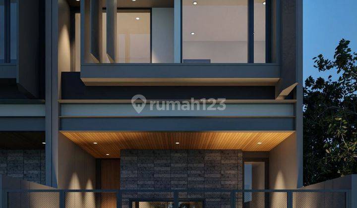 Rumah Manyar Kertoardi New Modern Minimalis Strategis Row 3 Mobil 1