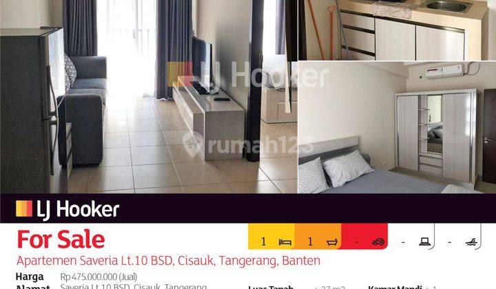 Apartemen Saveria Lt.10 Bsd, Cisauk, Tangerang, Banten 2