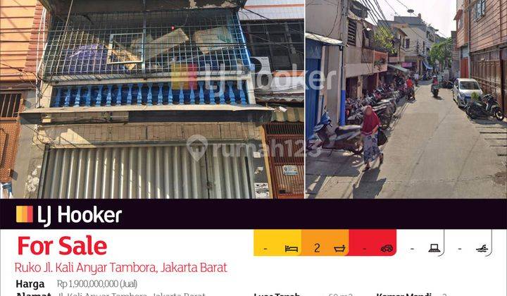 Ruko Jl. Kali Anyar Tambora, Jakarta Barat 2