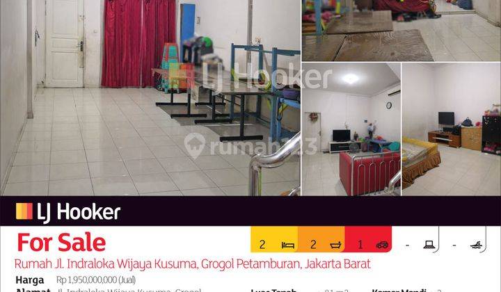 Rumah Jl. Indraloka Wijaya Kusuma, Grogol Petamburan, Jakarta Barat 2