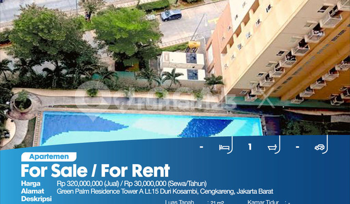 Apartemen Green Palm Residence Tower A Lt.15 Duri Kosambi, Cengkareng, Jakarta Barat 2