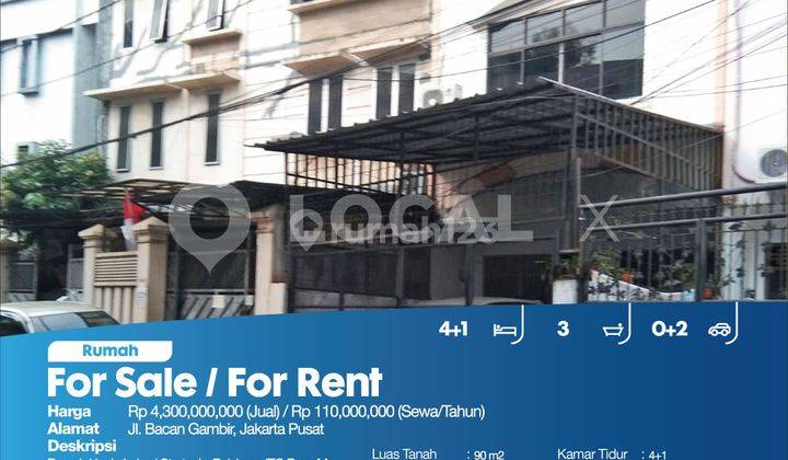 Rumah Jl. Bacan Gambir, Jakarta Pusat 2