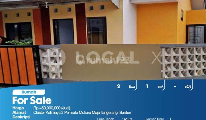 Rumah Cluster Kalimaya 2 Permata Mutiara Maja Tangerang, Banten 2