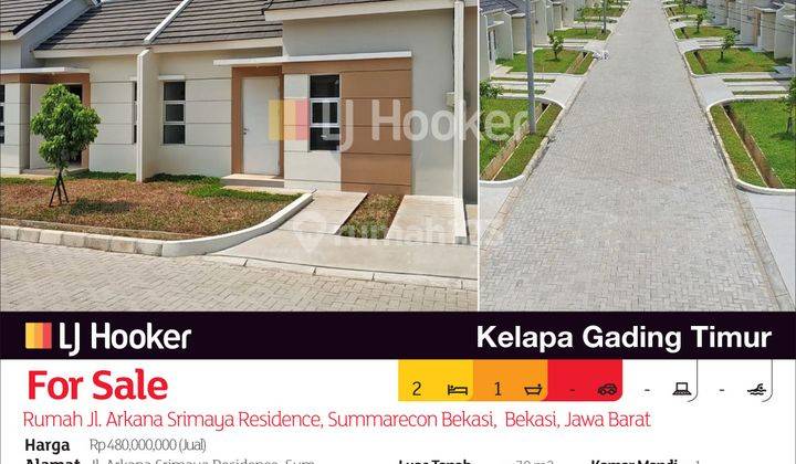 Rumah Jl. Arkana Srimaya Residence, Summarecon Bekasi, Bekasi, Jawa Barat 2