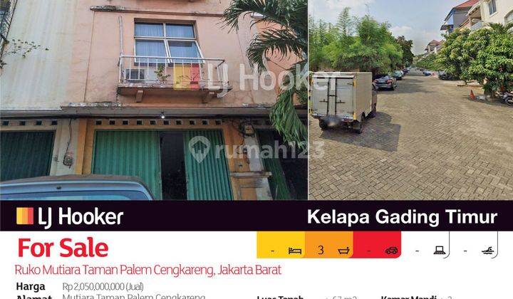 Ruko Mutiara Taman Palem Cengkareng, Jakarta Barat 2