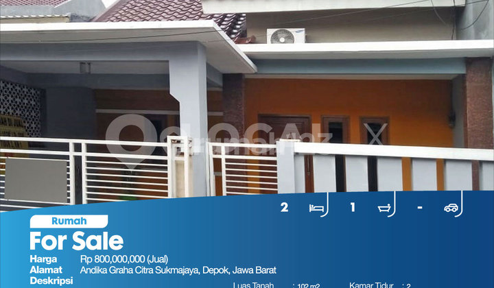 Rumah Andika Graha Citra Sukmajaya, Depok, Jawa Barat 2