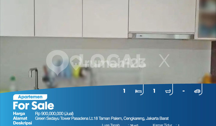 Apartemen Green Sedayu Tower Pasadena Lt.18 Taman Palem, Cengkareng, Jakarta Barat 2