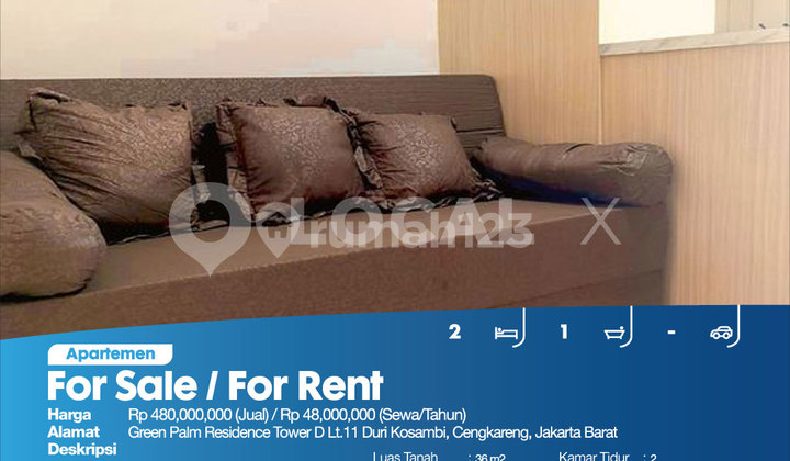 Apartemen Green Palm Residence Tower D Lt.11 Duri Kosambi, Cengkareng, Jakarta Barat 2
