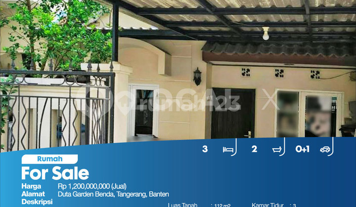 Rumah Duta Garden Benda, Tangerang, Banten 2