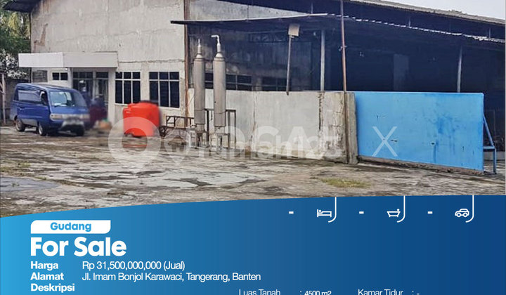 Gudang Jl. Imam Bonjol Karawaci, Tangerang, Banten