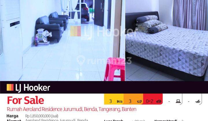 Rumah Aeroland Residence Jurumudi, Benda, Tangerang, Banten 2