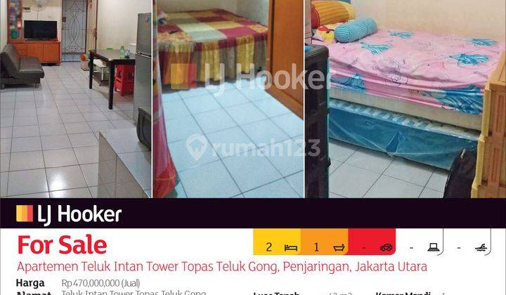 Apartemen Teluk Intan Tower Topas Teluk Gong, Penjaringan, Jakarta Utara 2