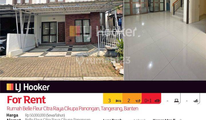 Rumah Belle Fleur Citra Raya Cikupa Panongan, Tangerang, Banten 2