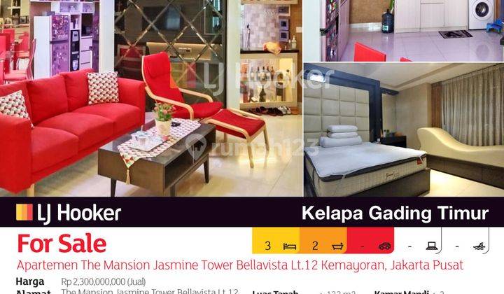 Apartemen The Mansion Jasmine Tower Bellavista Lt.12 Kemayoran, Jakarta Pusat 2