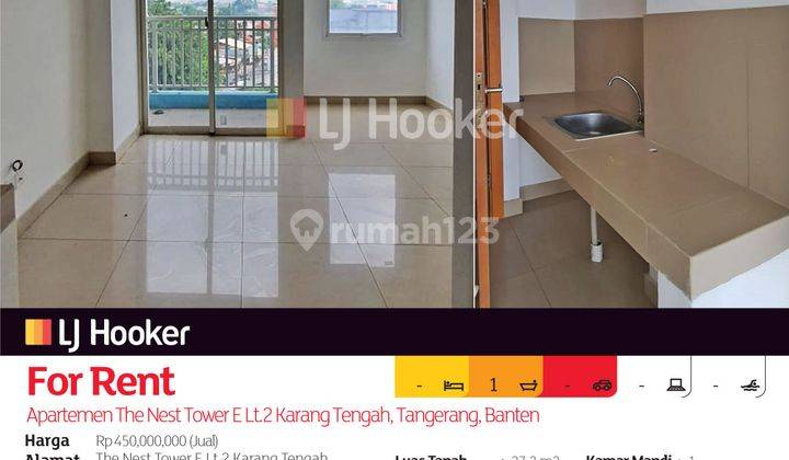 Apartemen The Nest Tower E Lt.2 Karang Tengah, Tangerang, Banten 2