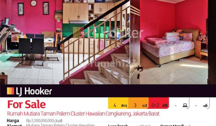 Rumah Mutiara Taman Palem Cluster Hawaiian Cengkareng, Jakarta Barat 2