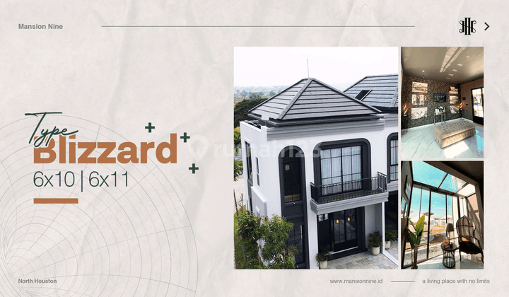 Rumah 2 Lantai Baru Tipe Blizzard Mansion9 Surabaya 1