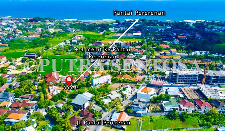 Tanah Pererenan 3 Menit Pantai Lingkungan Elite Villa  5