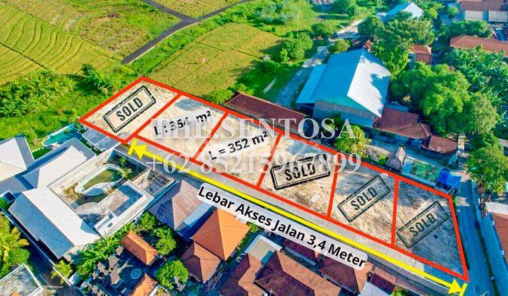 Land Canggu Padonan Luxury Villa View Sawah 1