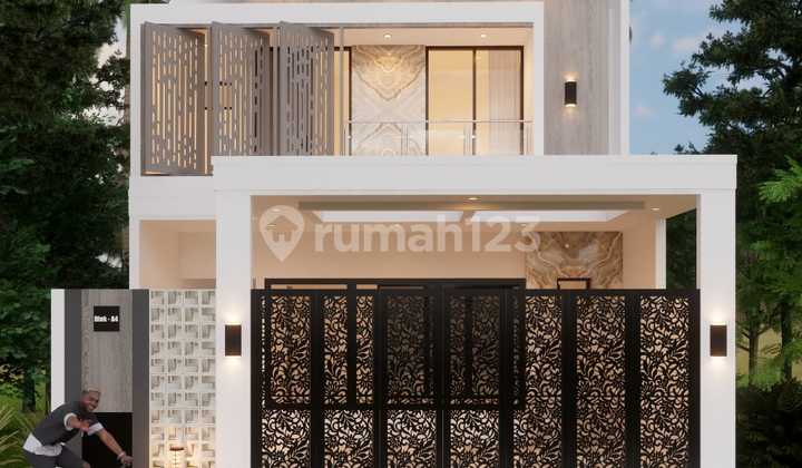 RUMAH BARU MINIMALIS MODERN 2,5 LANTAI LINGKUNGAN NYAMAN DI SUMMARECON BANDUNG 2