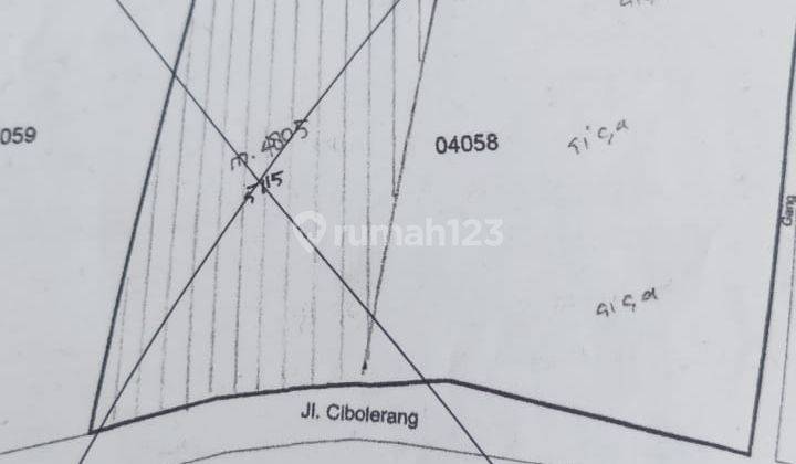 KAVLING LUAS STRATEGIS COCOK UNTUK GUDANG SIAP BANGUN DI MAINROAD CIBOLERANG BANDUNG 1