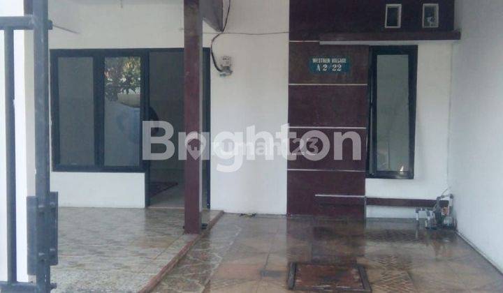 RUMAH 1 LANTAI DI WESTERN VILLAGE DEKAT PAKUWON MALL, 15 MENIT KE PERGUDANGAN MARGOMULYO 2