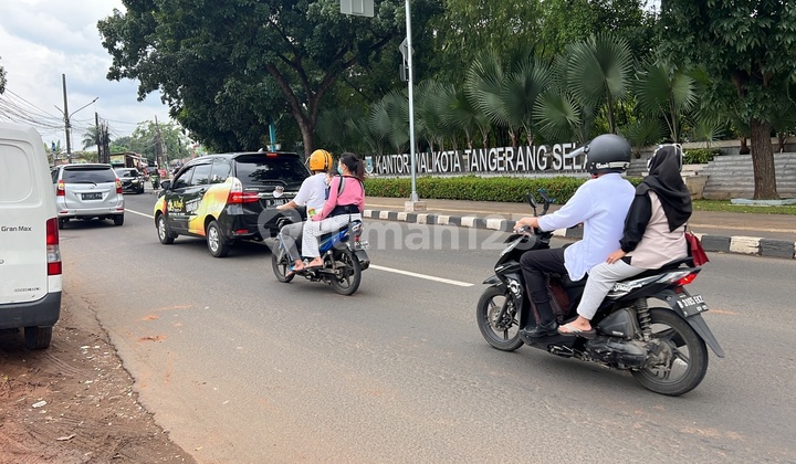 Tanah Murah di Jalan Marugaraya Tangerang Selatan Seberang Walikota Tangerang Lokasi Sangat Bagus