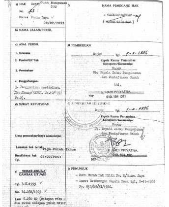 For sale: strategic land by the main road in Cibadak, Sukabumi, South Bogor Regency.