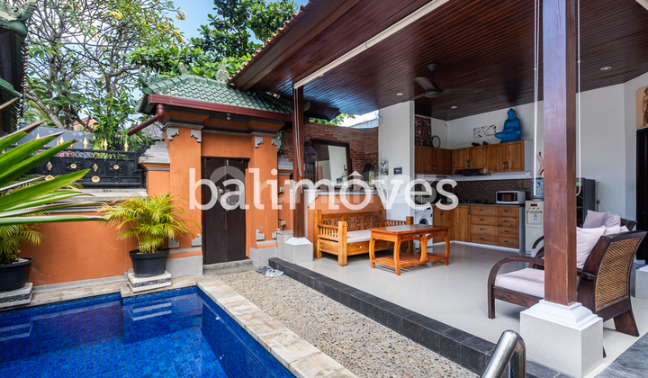 Vila Satu Kamar Tidur Berlokasi yang Sangat Strategis di Tepi Pantai Sanur