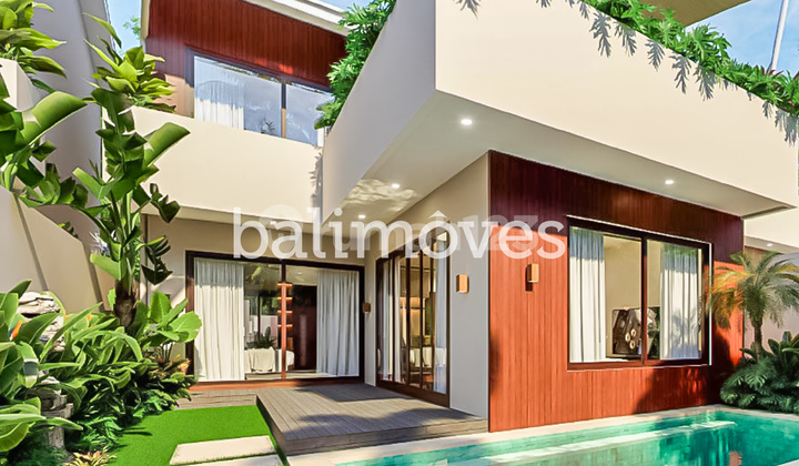 Vila Off Plan Tiga Kamar Tidur yang Indah di Tepi Pantai Sanur