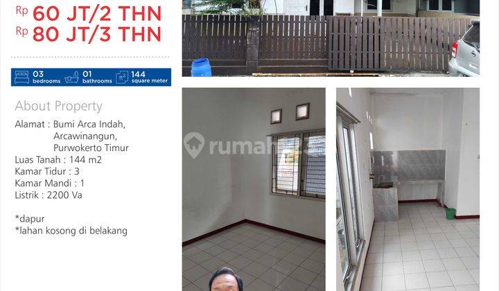 Sewa Rumah Perum Purwokerto 1