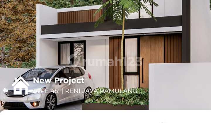Rumah Modern Mezzanine 2 Lantai Di Pamulang Rumah Modern Mezzanine 2 Lantai Di Pamulang