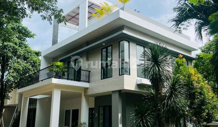 Rumah Bagus Modern Hook 3 Lantai Di Vanya Park Bsd Rumah Bagus Modern Hook 3 Lantai Di Vanya Park Bsd