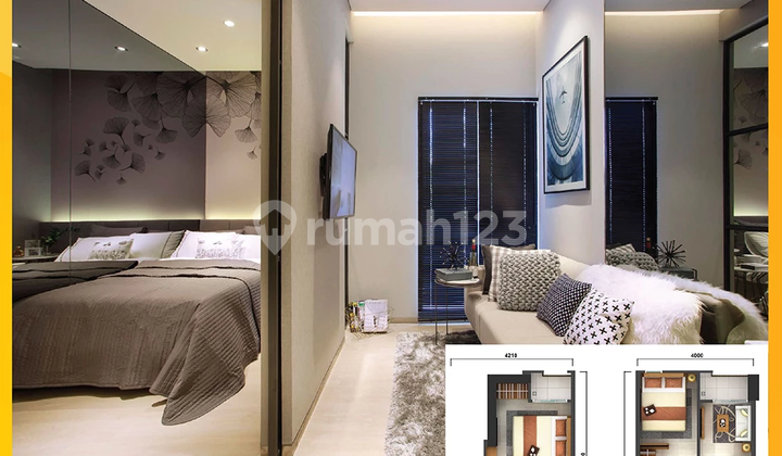 Apartemen Furnished 500 Jutaan di BSD