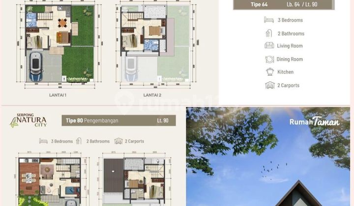 Murah !! Rumah Baru Modern 2 Lantai dekat ke BSD City Siap huni April 2026  2