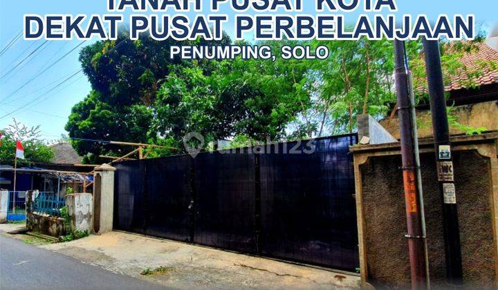 Tanah pekarangan tengah kota belakang mall di Jl duren  penumping surakarta 6