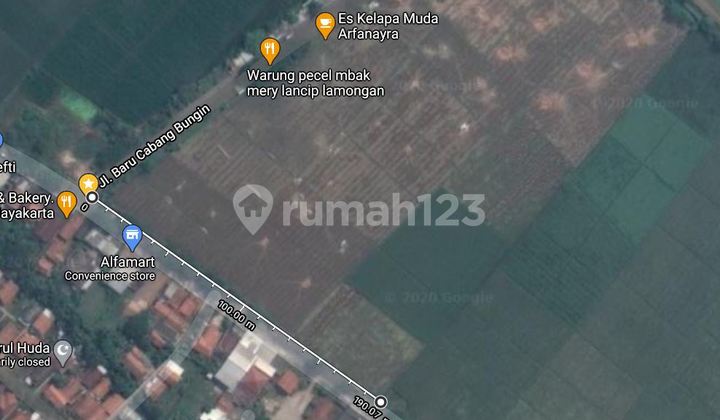 Tanah di Jalan Raya Cabang bungin Kabupaten Bekasi 2