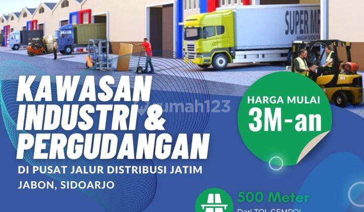 Gudang di Jalan Jatim Depo Estate, Sidoarjo 648 M Baru HGB 10