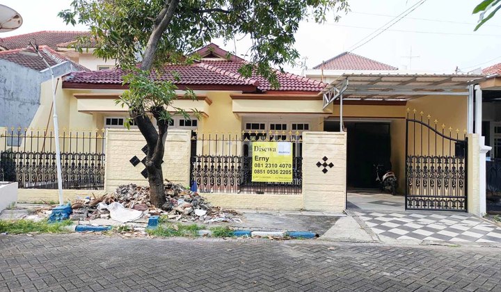 House in Rungkut Mapan Tengah, East Surabaya, Renovated, Wide Road Row, Ready to Occupy House in Rungkut Mapan Tengah, East Surabaya, Renovated, Wide Road Row, Ready to Occupy