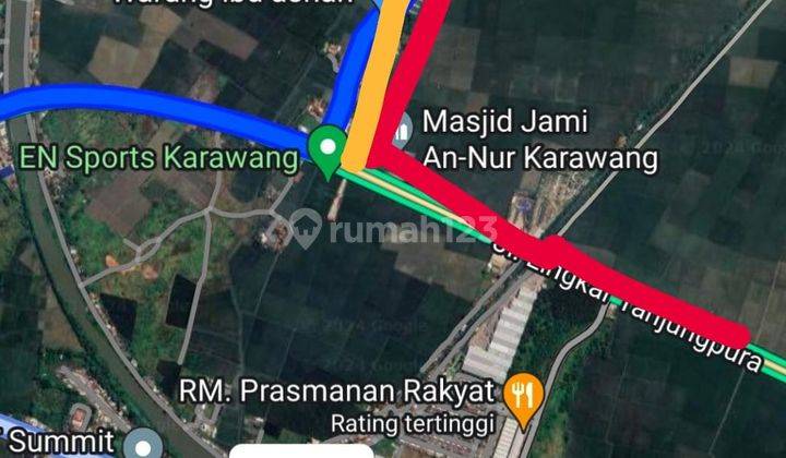 Dijual Tanah Sawah di Karawang Akses Sangat Strategis 2