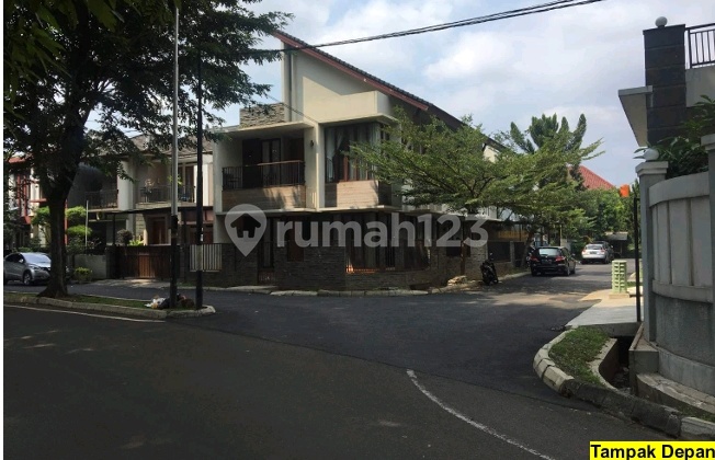 For Sale 2-Story House with Corner Position in Elite Residential Area of Bintaro