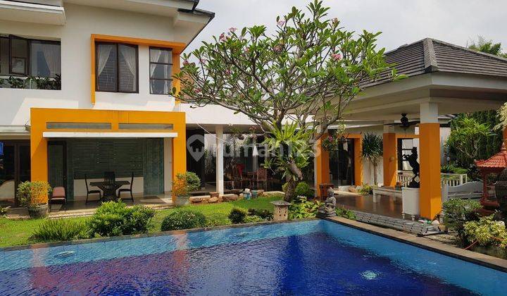 Rumah Mewah Nuansa Resort Halaman Luas di Taman Giri Loka Bsd 2