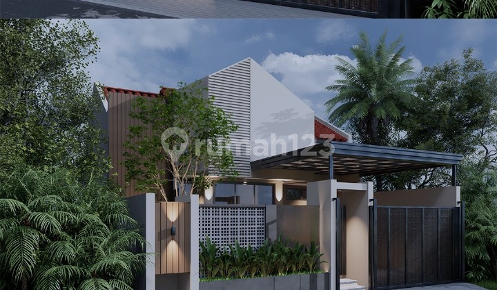 Modern Tropical House Griya Loka BSD Siap Huni 3 Menit ke Pintu Tol